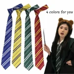 4colors Harried Poter Tie Magic School Narrow Striped Tie Halloween Cosplay Necktie Access (New)