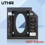 DM DW95 HDD Caddy 9.5mm Plastic Optibay SATA 3 Hard Disk Drive Box (New)