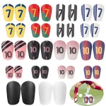 2 Mini Football Shin Pad Non slip Shock Absorbing Leg Protector Men Women Kids (New)