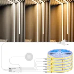 Smart Dimmable COB LED Strip Touch Sensor Lights for Kitchen Room Cabinet Wall (New)