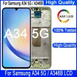 6.6" Super AMOLED Display Samsung A34 5G LCD A346B (New)