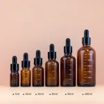 5ml 100ml Dropper Bottles With Scale Reagent Eye Drop Amber Glass Aromatherapy Liquid Pipette (New)