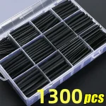 1300 127 Heat Shrink Tube Sleeving Tubing Assortment Kit Electrical Connection Electrical Wire Wrap (New)