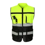 Adjustable Security Vests Safety High Visibility Vest Traffic Night Outdoor For Running Cycling (New)