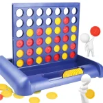 Foldable Connect 4 In A Line Board Game Classic Party Chess Family Toy (New)