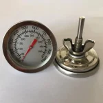 Stainless Steel Oven Thermometer Kitchen Barbecue Bbq Food Bread Thermometer Gauge Microwave Cooker (New)