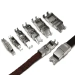 5 Stainless Steel Clasp Crimp Jaw Hook Watch Band Clasps for Leather Silicone (New)