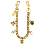 Alloy Cherry Flower Bag Pendant Versatile Design Bag Charms Hanging Chain Fashion Accessory (New)