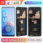 DIY Frame S20 Ultra Super AMOLED Screen Assembly Replacement for (New)