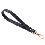 Bag Wrist Strap Soft Portable PU Leather Bag Strap Handles Women Clutch Bag (New)