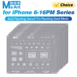 MaAnt A8-A18 PRO Chip CPU BGA Reballing Stencil Template Net (New)