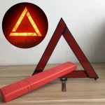 Car Tripod Folded Stop Sign Reflector Car Emergency Breakdown Warning Tool Triangle Red (New)