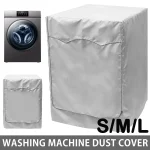 Drum Washing Machine Cover Waterproof Full shading Sunscreen Roller Dust Proof Cover for (New)