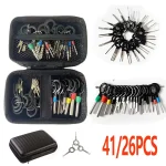 41 26 59 100Car Terminal Removal Wire Plug Wire Crimp Connector Extractor Kit Keys Pins Repair (New)