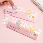 Kawaii Stationery Cartoon Cat Paw Memo Pad Bookmark Flags Index Tab Sticky Notes (New)