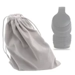 Velvet Fabric Headphone Storage Bag Earphone Carrying Pouch Protective Sleeve (New)