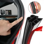 3 Layer Seal Strip Car Door Seal Strips Sound Insulation Weatherstrip Accessories Auto 5M (New)