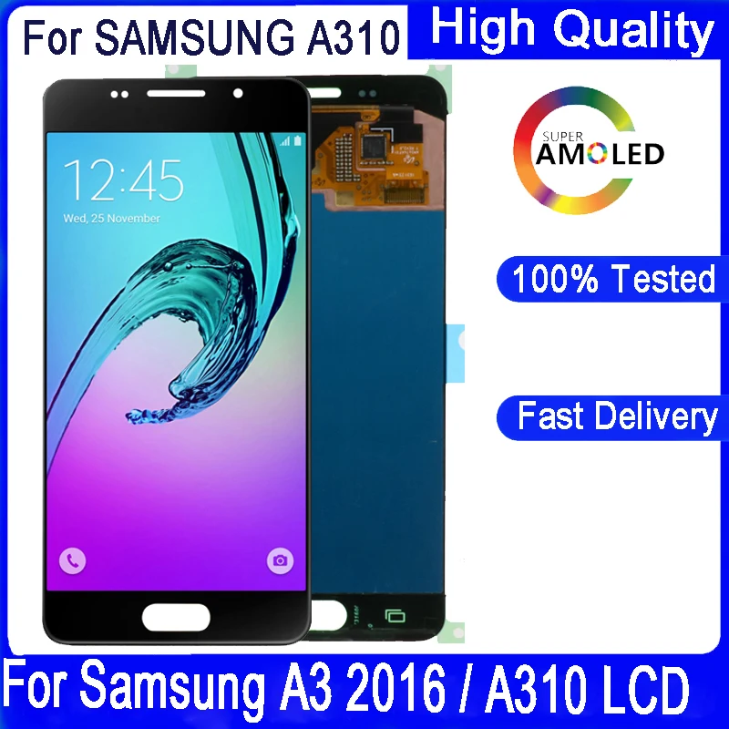 Sf6cbba7a5d044d209ef6e0c4edea5c5f2 SUPER AMOLED 4.7 inch Display SAMSUNG A3 2016 A310 (New) - Image 1