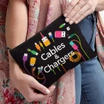 Travel Cosmetic Bag Portable Makeup Storage Bag Purses Women Large Capacity Zipper Make (New)