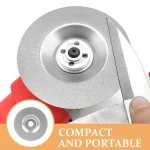 1 Diamond Sharpening Wheel 100mm Emery Sharpening Disc Abrasive Disc 400 1000 Grit for (New)