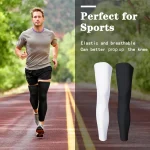 Summer Sun Protection Leg Cover High Elastic Breathable Quick Drying Silicone Anti Slip Cycling Leg (New)