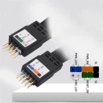 76HD 2Pin To 9Pin Motherboard Power Switches Reset HDD LED (New)