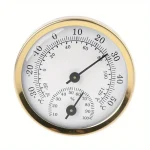 Mini 2 in 1 Thermometer Hygrometer Wall Mounted Mechanical Analog Temperature Gauge Humidity (New)