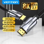 Vention HDMI 2.1 Cable 8K/60Hz 4K/120Hz 48Gbps HDMI Digital Cables (New)