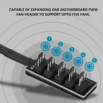 4 Pin PWM  Fan Hub  5 Way Splitter 1 to 5 Splitter (New)