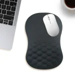 Ergonomic Wrist Support Mouse Pad   Non Slip High Elastic Memory Foam, Comfortable Durable Mat (New)
