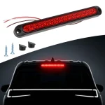 12V Taillights Car Brake Lights Turn Signal Lamp 15 LED Strips Rear Windscreen (New)