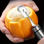 Stainless Steel Orange,Citru Peeler,Simple Lemon Peeler,Creative Cutter,Orange Peeler Tool With Handle,Restaurant Kitchen Gadget (New)