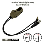 Hunting Scout Light, Tactical Flashlight PEQ Laser Button, AXON Remote Two Wire Dual Function (New)