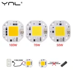 50W 70W 100W COB LED Chip High Power 220V 110V Smart IC No (New)