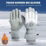 Winter Unisex Snowboard Ski Gloves PU Leather Non slip Touch Screen Waterproof Motorcycle Cycling (New)