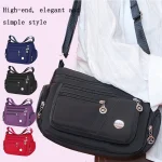 Jolly Versatile Multi Pocket Bag Multi Color Option Adjustable Strap Lightweight for Daily Commute Outdoor Casual (New)
