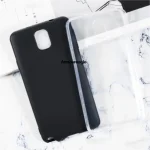 silicone black case guard on samsung galaxy note (New)