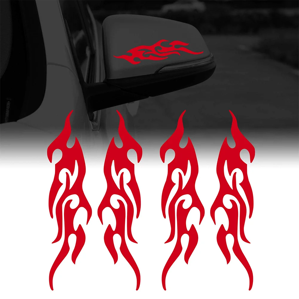 Sfbfcd71259364e768ecf1a5a055ec05aO DIY Flame Moto Sticker Waterproof For Car Motorcycle Gas Tank Fende Flame Decal (New) - Image 1