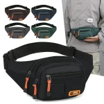 Oxford Waterproof Mobile Waist Bag for Men Women Multifunctional Large Capacity Fanny Pack (New)