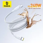 Baseus 240W Cable Type C Fast Charging Data Cable USB C to USB C Graphene PD (New)