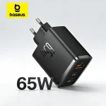 Baseus 65W USB C Charger GaN Charger Support QC PD Charge Portable Fast (New)