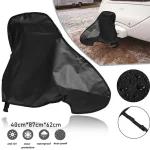 Universal Caravan Hitch Cover Waterproof Dustproof Trailer Tow Ball Coupling Lock Cover For (New)