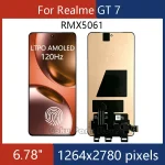 6.78 inches LTPO AMOLED Realme GT 7 lcd display (New)