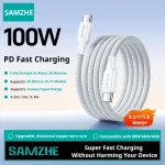 SAMZHE Dual Type-C PD100W Fast Charging Cable Huawei Pura80 (New)