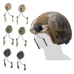 BOOIU Tactical Helmet Headset Bracket Fast Ops Core Helmet ARC Rail Adapter Mount (New)
