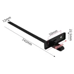 240mm Circular Saw Scale Ruler Guide Rip Fence For 7 Inch Electric Circular (New)