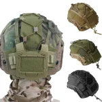 BOOIU Tactical Helmet Cover Set NVG Battery Pouch Nylon Weight Bag For Fast (New)
