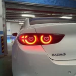 6 Mosaic Heart shaped Pixel Heart shaped Car Window Decoration, Waterproof Headlight and Taillight Decoration (New)