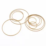 20 100 4mm 80mm Closed Circle Rings Brass Jewelry Hoops Earring Wires Connectors for DIY (New)