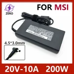 200W 20V 10A 4.5*3.0mm Charger Power Adapter MSI Bravo (New)